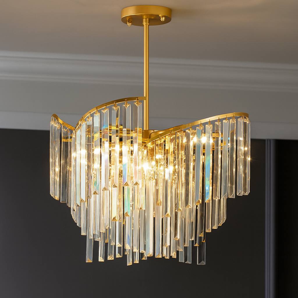 Spiral Crystal Cascade